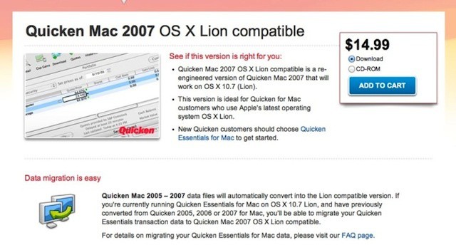 Quicken Mac 2007 Lion Compatible Download